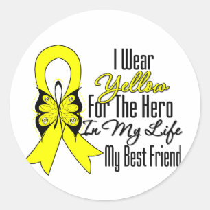 Adesivo Sarcoma Ribbon My Hero Meu Melhor Amigo