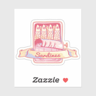 Adesivo Sardinhas numa lata