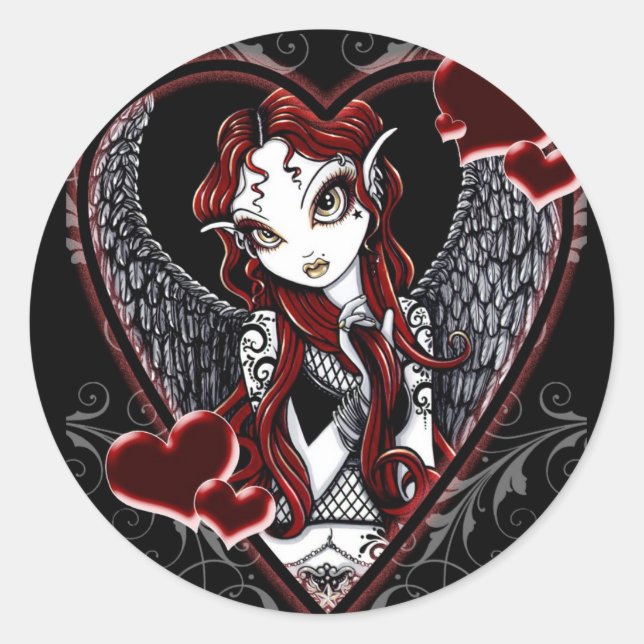 Adesivo Sasha Fairy Dia de os namorados Sticker (Frente)