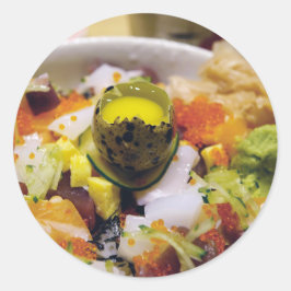 Adesivo Sashimi Salmon Tuna Fish Caviar Japonês