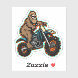 Adesivo Sasquatch da bicicleta de diafragma