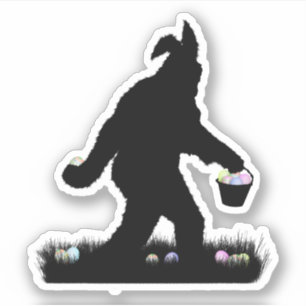 Adesivo Sasquatch da Páscoa 