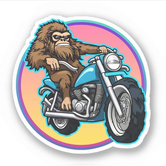 Adesivo Sasquatch do Pai de motocicleta Easy Rider (Frente)