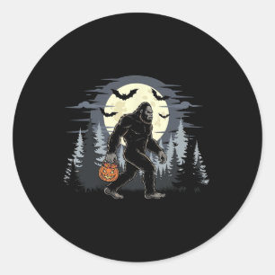 Adesivo Sasquatch Do Pé Grande Halloween Na Floresta Jack-