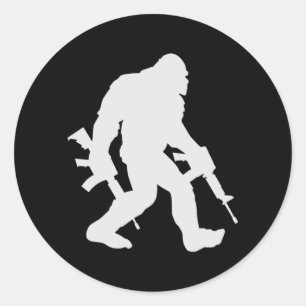 Adesivo Sasquatch Silhouette Bigfoot