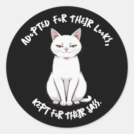 Adesivo Sassy Cat Sticker
