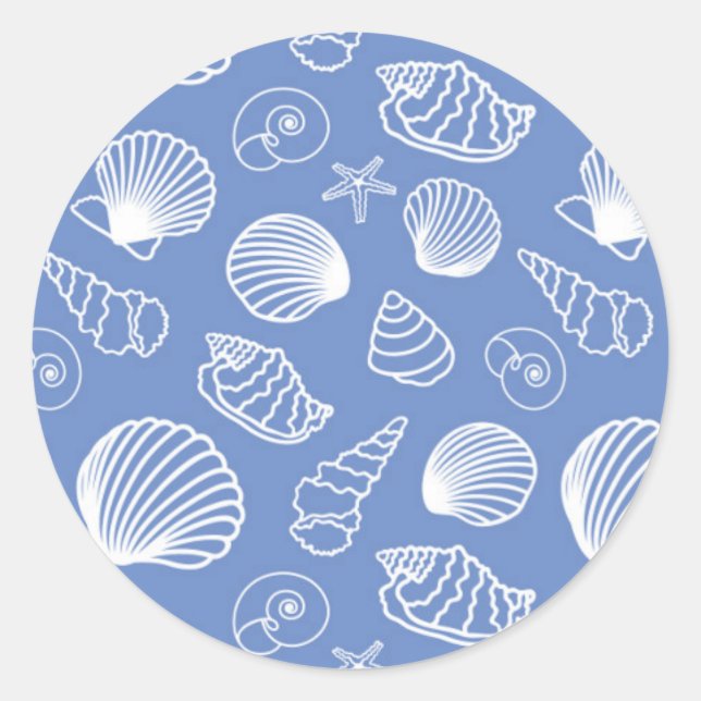 Adesivo Sassy Seashell Pattern (Frente)