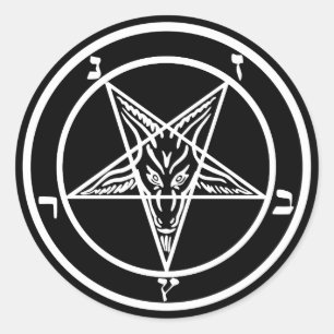 Adesivo Satã Baphomet