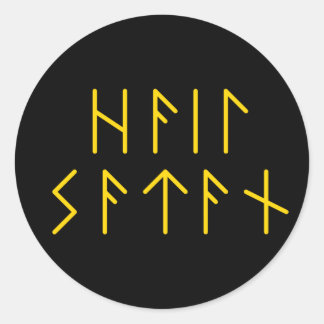 Adesivo Satã Elder Futhark