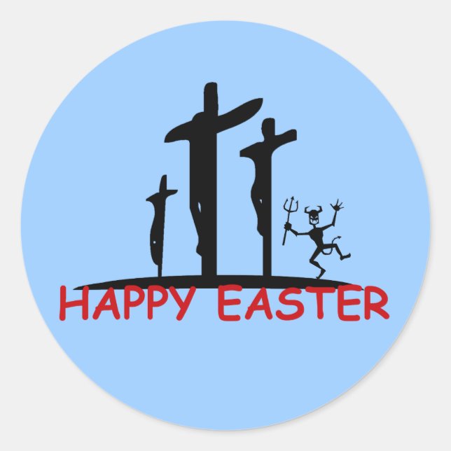 Adesivo Satã ofensiva engraçada (Frente)