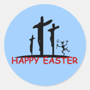 Adesivo Satã ofensiva engraçada