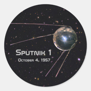 Adesivo Satélite de Sputnik 1