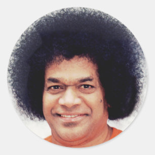 Adesivo Sathya Sai Baba Sticker redondo