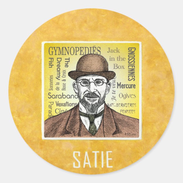 Adesivo Satie (Frente)
