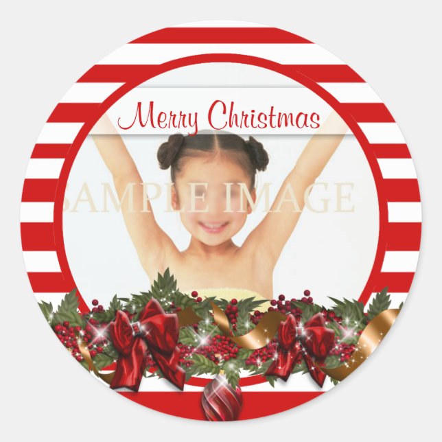 Adesivo Saudação de fotos da família Elegante PERSONALIZAR (Frente)