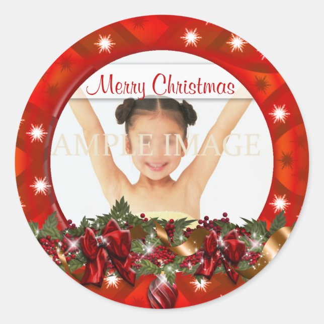 Adesivo Saudação de fotos da família Elegante PERSONALIZAR (Frente)