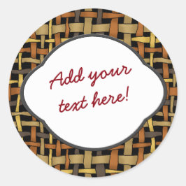 Adesivo Saudação Personalizável em Coloração Natural