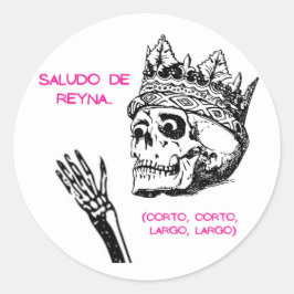 ADESIVO SAUDAÇÃO RAINHA