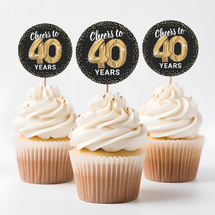 Adesivo Saudações aos 40 Anos de Idade