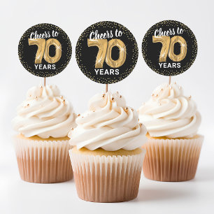 Adesivo Saudações aos 70 Anos de Aniversário Adulto