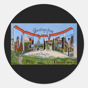 Adesivo Saudações de Denver Colorado