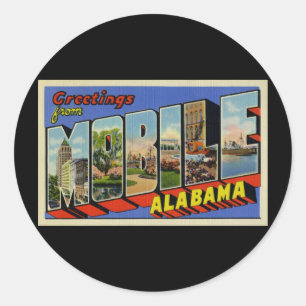 Adesivo Saudações do Alabama móvel