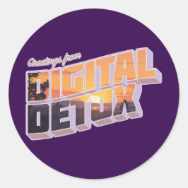 Adesivo Saudações do Digital Detox