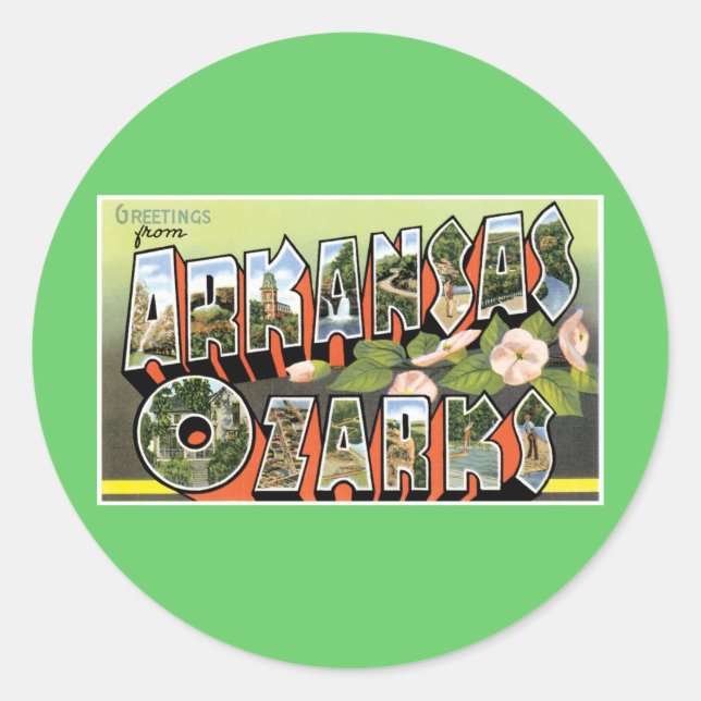 Adesivo Saudações dos Ozarks! (Frente)
