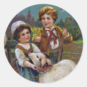 Adesivo Saudações páscoas 1908