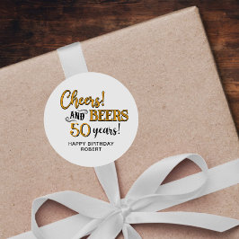 Adesivo Saúde às cervejas 50º aniversário