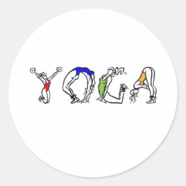 Adesivo saúde da malhação ioga