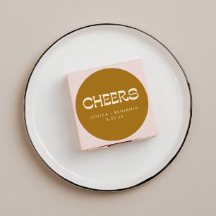 Adesivo Saúde Groovy Dourado Typografia Nomes Personalizad