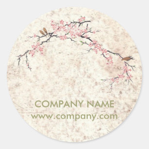 Adesivo Saúde holística Yoga Zen SPA cherry Blossom Sakura