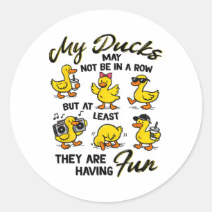 Adesivo Saúde Mental Ansiedade Meu Patos Podem Não Estar E