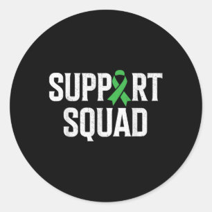 Adesivo Saúde Mental do Guerreiro Suporta Saúde Mental Esq