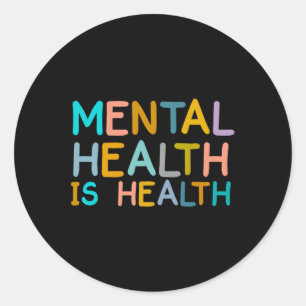 Adesivo Saúde Mental É Consciência Da Saúde Mental