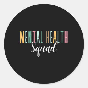 Adesivo Saúde Mental Esquadrão de Saúde Mental Sensibiliza