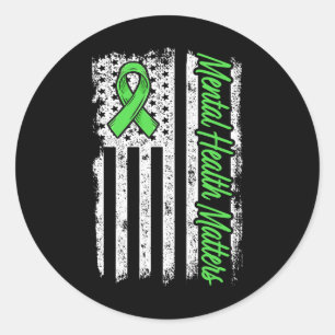 Adesivo Saúde Mental Luta Contra A Estigma Saúde Mental A