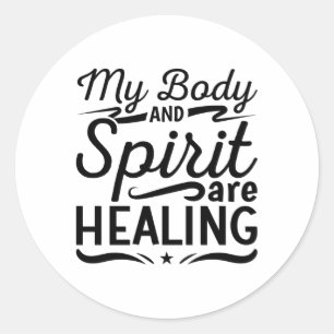 Adesivo Saúde Mental Meu Corpo E Ansiedade Espirituosa