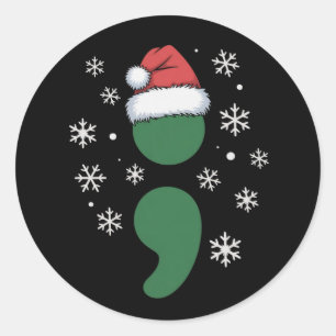 Adesivo Saúde Mental Natal Depressão Conscientização Xmas