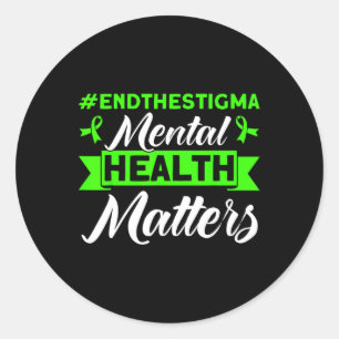 Adesivo Saúde Mental Problemas de Saúde Mental Awaren