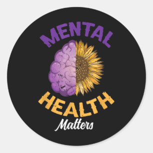 Adesivo Saúde mental S _ Consciência da saúde mental