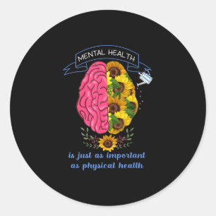 Adesivo Saúde Mental Sensibilização para a Prevenção do Su