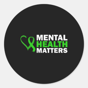 Adesivo Saúde Mental Sensibilização Solidariedade Fita Ver
