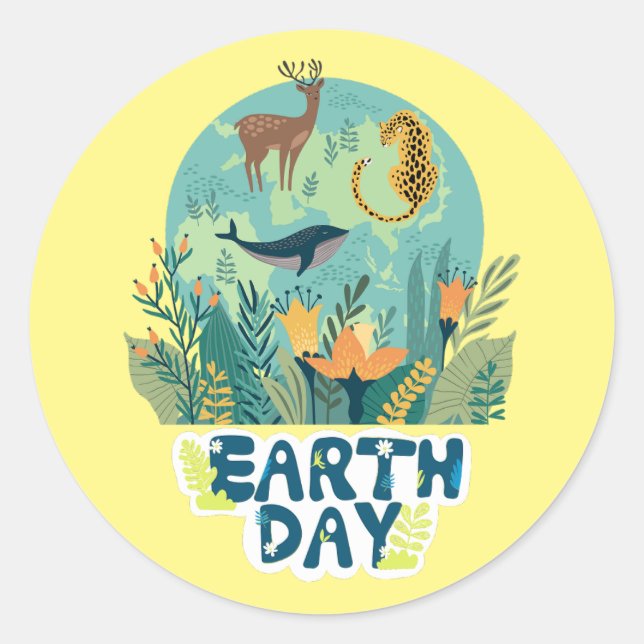 Adesivo Saúde no Dia Mundial da Saúde para todas as rondas (Frente)