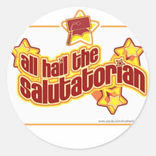 Adesivo Saude o salutatorian