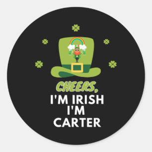 Adesivo Saúde Sou Irlandês Sou Carter