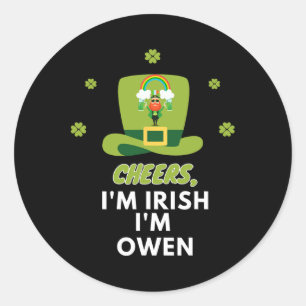 Adesivo Saúde Sou Irlandês Sou Owen