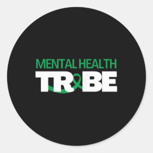 Adesivo Saúde Tribo Saúde Mental Consciência