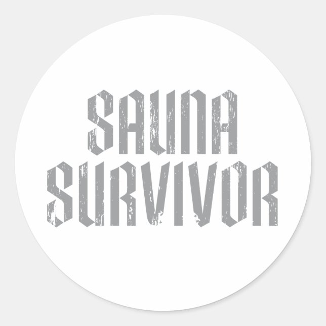 Adesivo Sauna Survivor 06 (Frente)